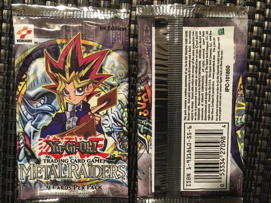 1x Brand New Unsearched YUGIOH Metal Raiders 1st Edition Booster Pack Hobby