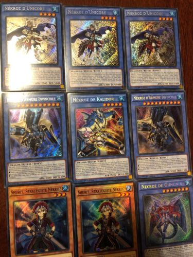 Yugioh 9 cards Nekroz Core of Unicore Gungnir & More THSF-EN016 19 18 10
