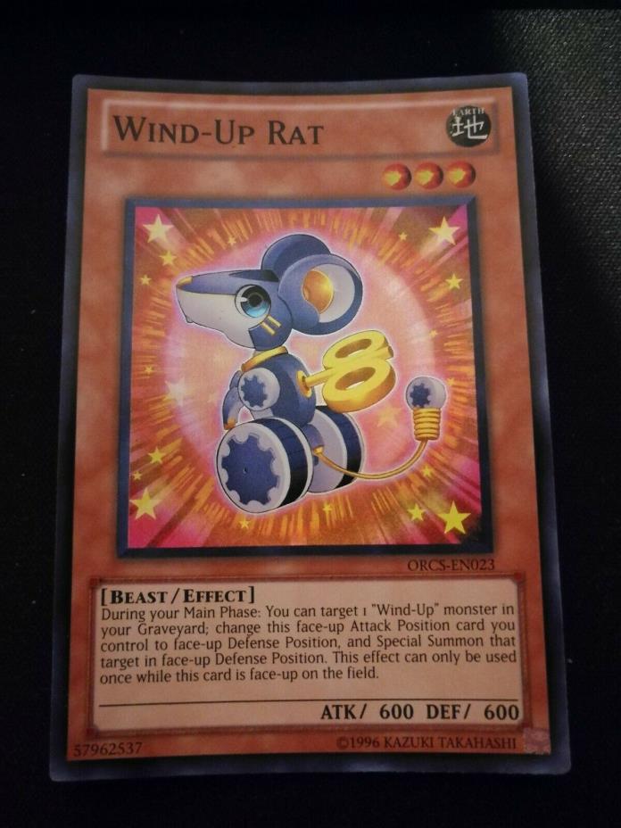 Yu-Gi-Oh! Wind-Up Rat ORCS-EN023 Super Rare Unlimited Lightly Played