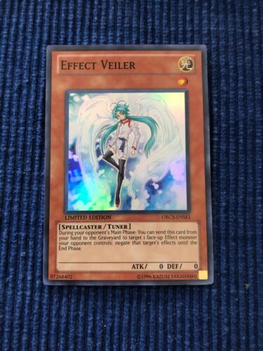 Yugioh! Effect Veiler - ORCS-ENSE1 - Super Rare - Limited Edition Near Mint, Eng
