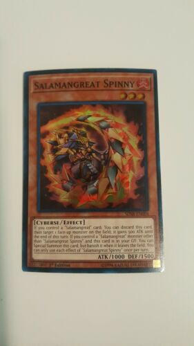 Yugioh Salamangreat Spinny Super Rare SDSB 1st Edition Mint