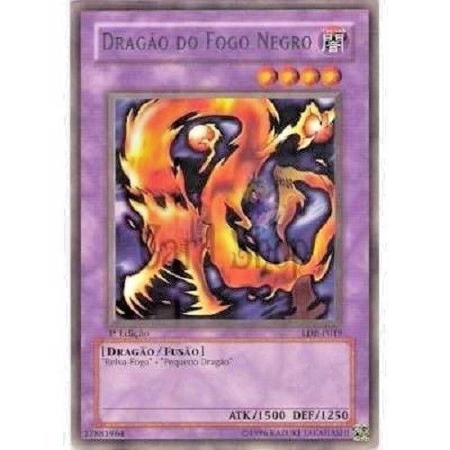 Near Mint, DARKFIRE DRAGON - LDB-P019 - Rare - 1st Edition PORTUGUESE FREE SHIP