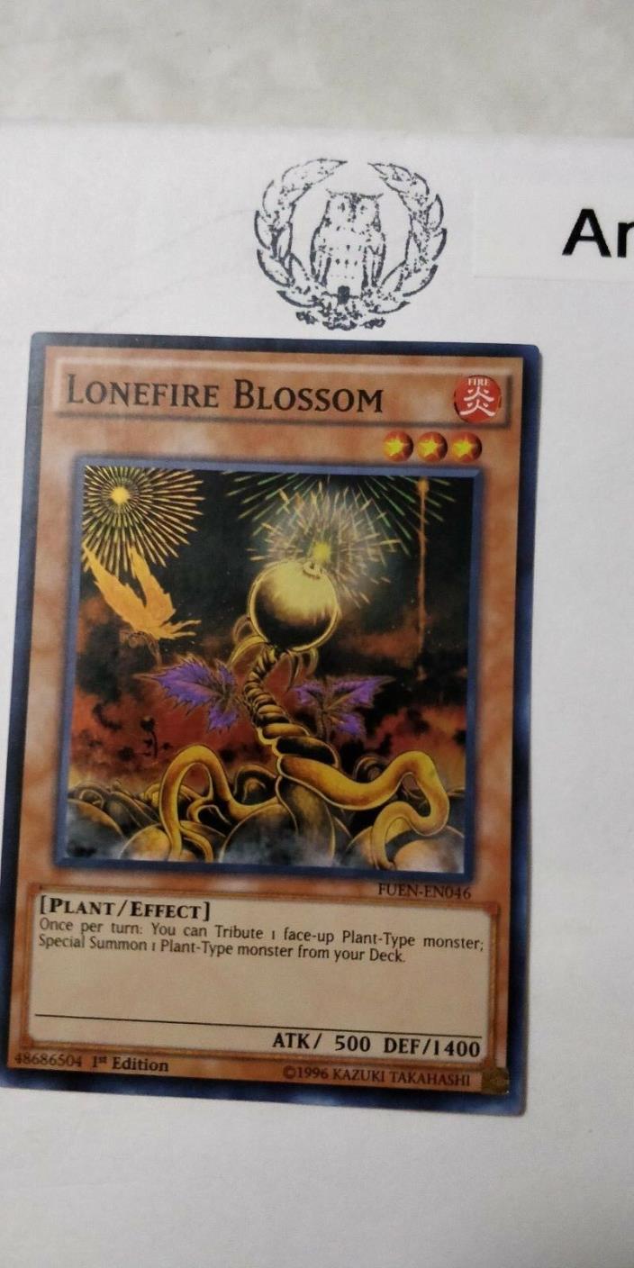 LONEFIRE BLOSSOM - 1ST ED SUPER RARE NM FUEN-EN046 - YUGIOH