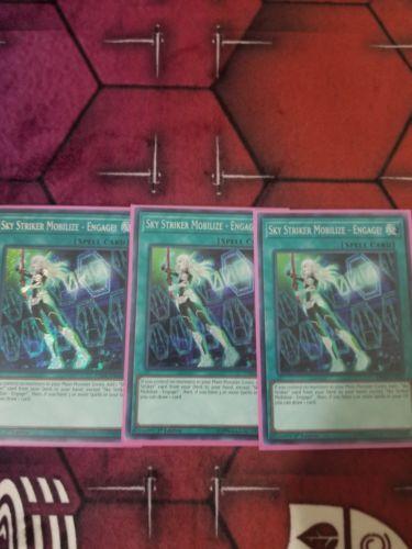 Yugioh sky striker engage secret 1st x3