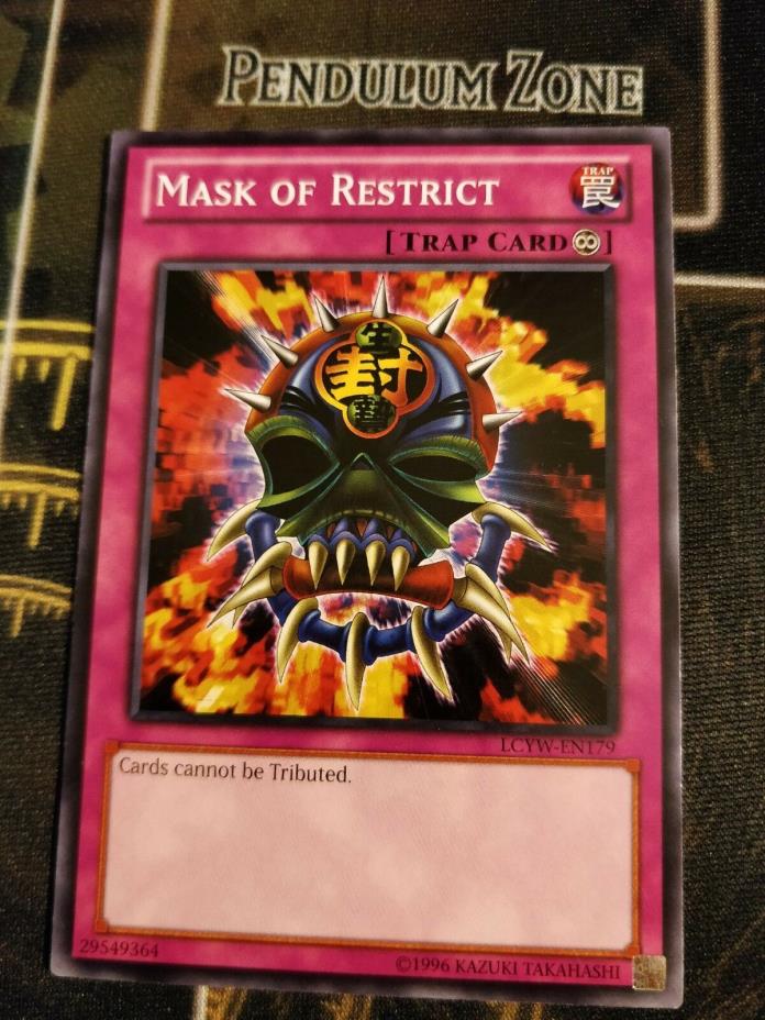 MASK OF RESTRICT - UNLIMITED COMMON LCYW-EN179 - YUGIOH
