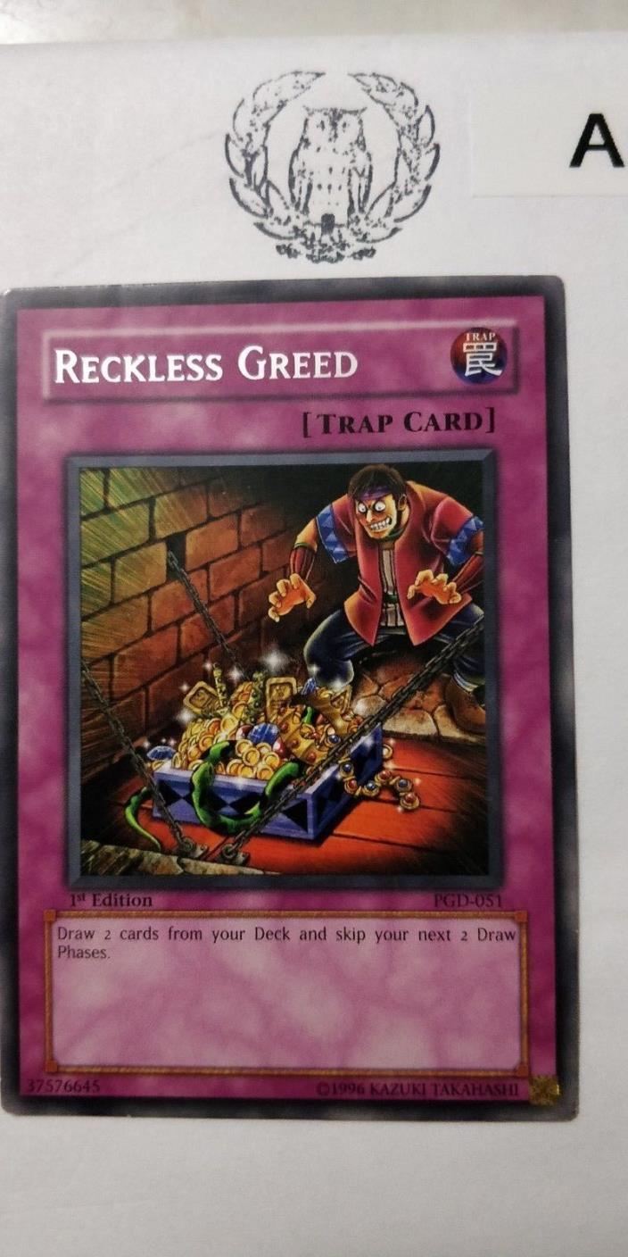 RECKLESS GREED - 1ST ED COMMON NM PGD-051 - YUGIOH