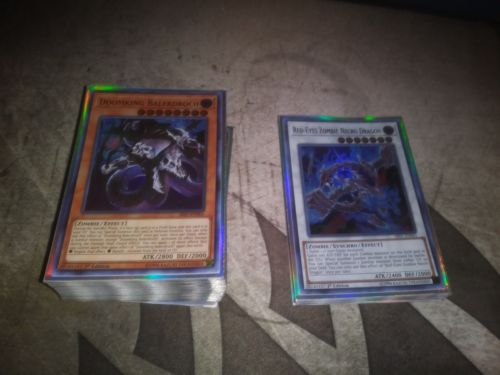 Yugioh Complete Zombie Deck + Ultra Pro Sleeves! Tournament Ready!!!!!