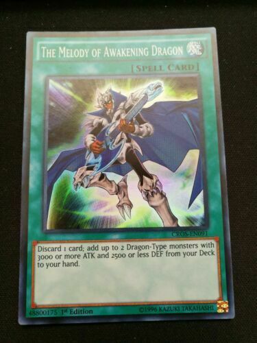 Yu-Gi-Oh! The Melody Of Awakening Dragon CROS-EN091 Super Rare 1st Near Mint