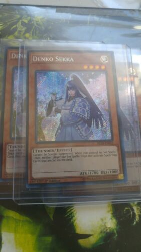 Denko Sekka BLLR-EN052 1st Edition Secret Rare M/NM Yugioh