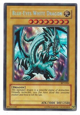 Yu-Gi-Oh Card: Blue-Eyes White Dragon BPT-009 Secret Rare! NM