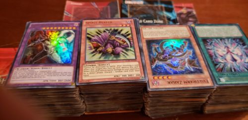 Yugioh Mystery Box Over 300 Cards Mixed Used 2 official Rule books