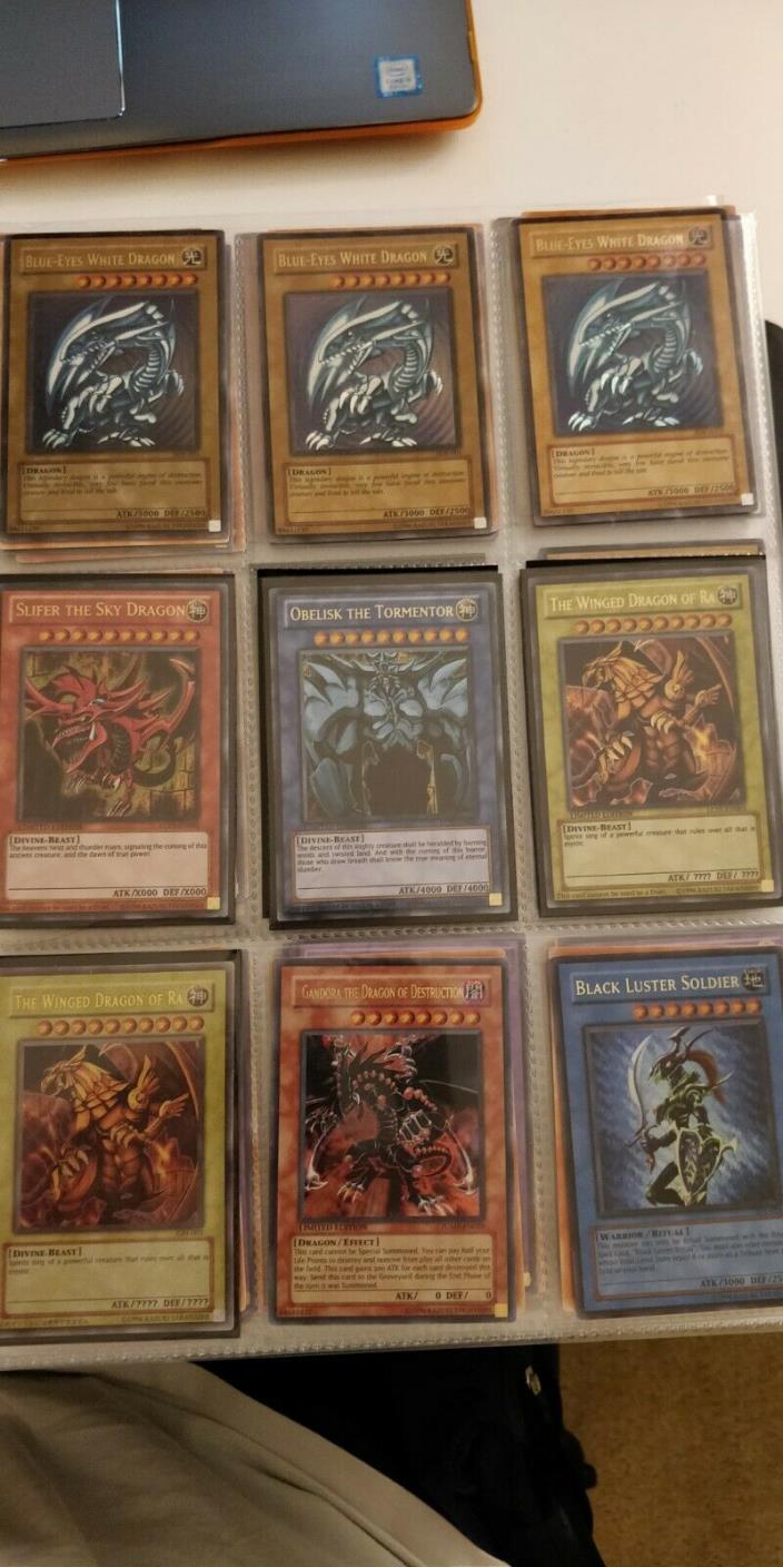 Yu-Gi-Oh Card Lot Binder Collection Ultra, Secret,Super, Rare (400+ cards)