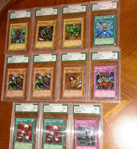 2001 Upper Deck SDK YU-GI-OH  AGS GRADED CARDS LOT OF 16