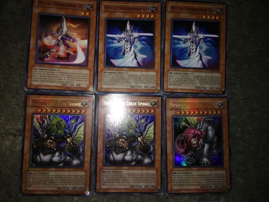YuGiOH Ultra Set Sphinx Teleia / 2x Theinen the Great +Free Cards
