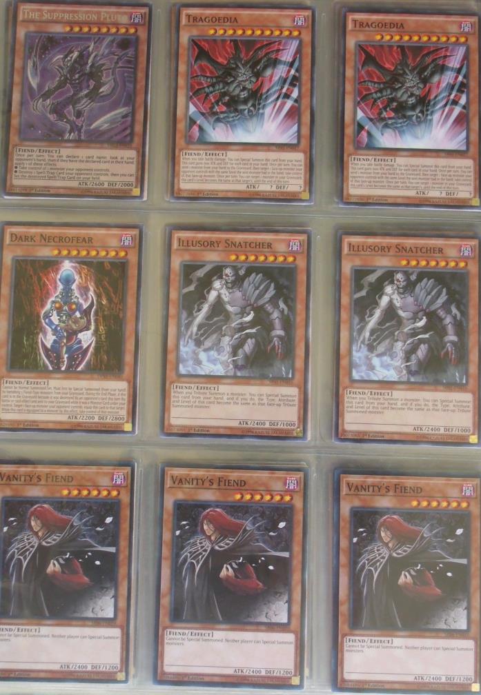 Yugioh card lot (1000s of cards in stock) deck collection: Fiend (45+2)