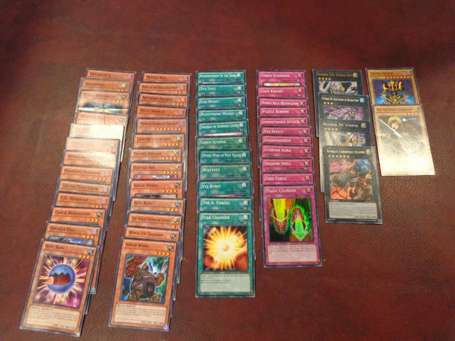 Yu-Gi-Oh Card LOT of 54 Yugioh Game cards Mixed lot