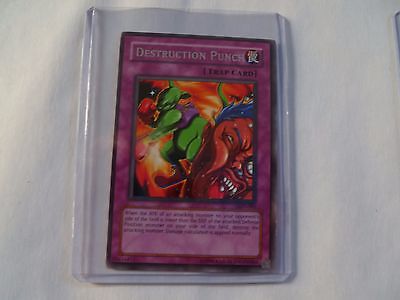Destruction Punch Trap Card Yugioh Card Rare Labyrinth Of Nightmares Set