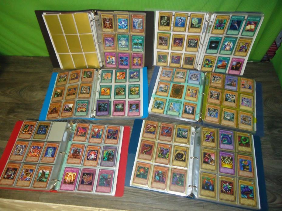 vintage Yu-Gi-Oh card collection lot