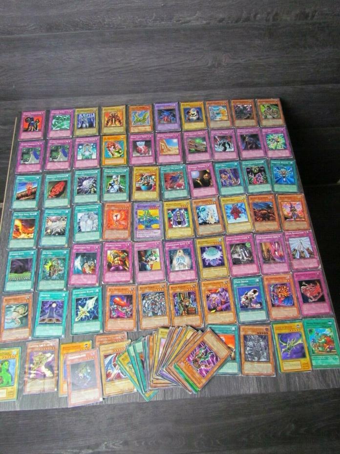Yu-gi-oh Bulk Card Lot of 103 unsorted un-searched cards see photos well used