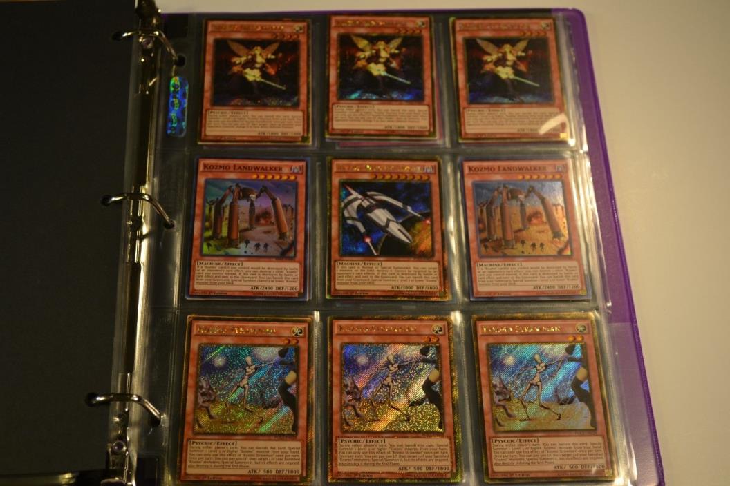 Yugioh Kozmo Deck Collection Lot 40 Cards 31 Rares & Holos