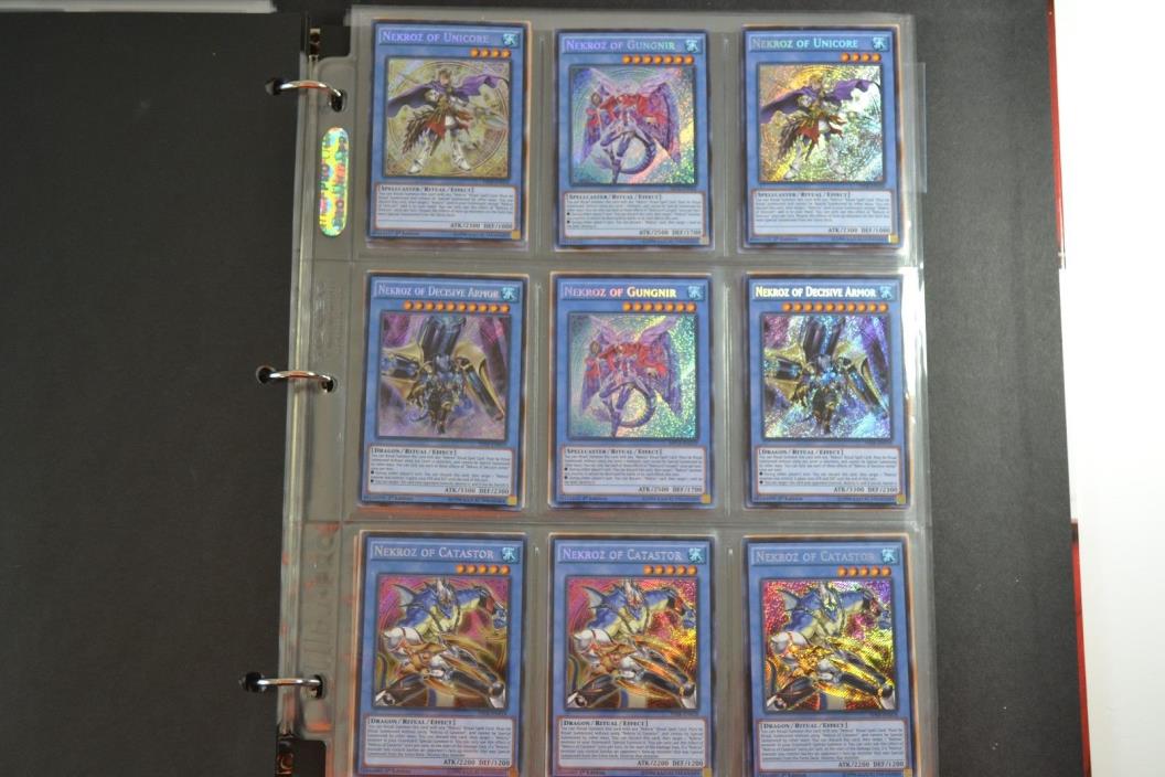 Yugioh Nekroz Lot Deck Collection 40 Cards 38 Rares & Holos