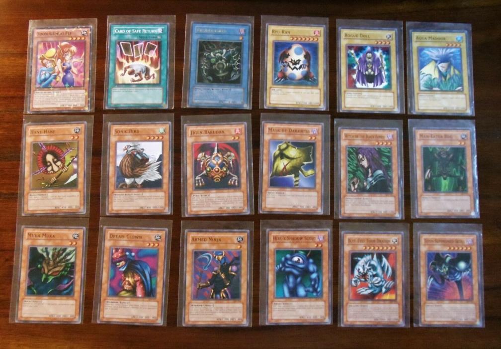 Lot of 44 Yu-Gi-Oh Collectible Cards With Deck Box Some Rare