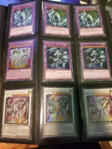YUGIOH all Blue-eyes Binder Collection w/ HOLOS