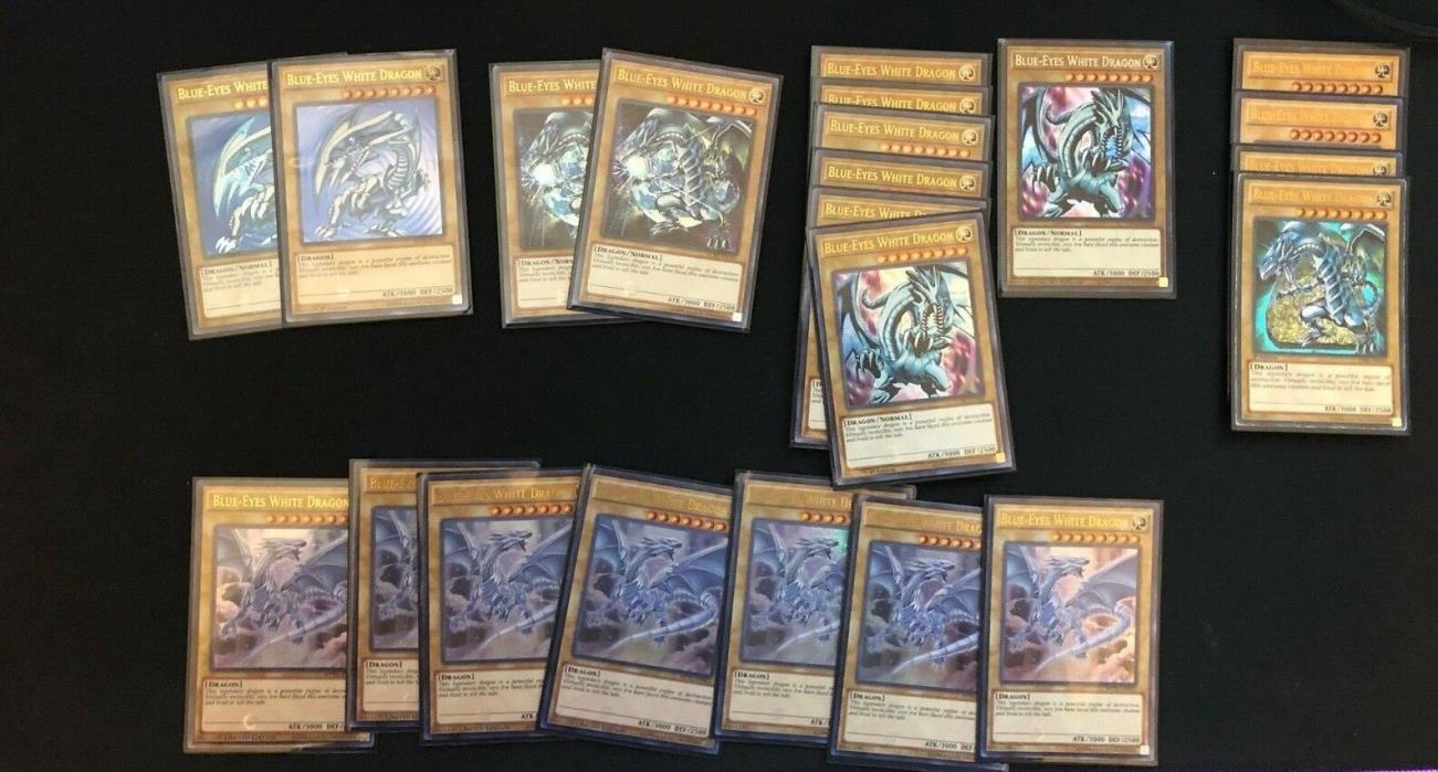 YuGiOh Card Collection Lot (Blue-Eyes, Pendulum Magician, etc.)