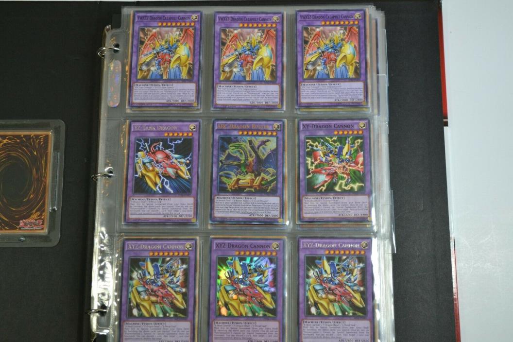 Yugioh ABC Dragon Buster VWXYZ 4 Deck Collection Lot 53 Cards 21 Holos & Rares