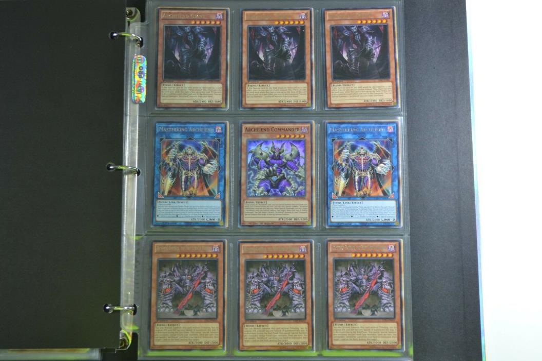 Yugioh Archfiend 5 Lot Deck Collection 42 Cards 18 Holos & Rares Berserk Dragon