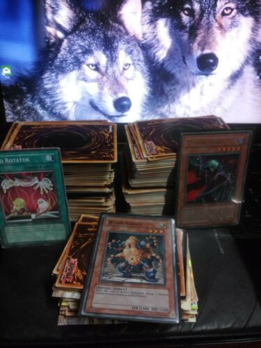 Lot Of 450 Various Used Yugioh Cards.