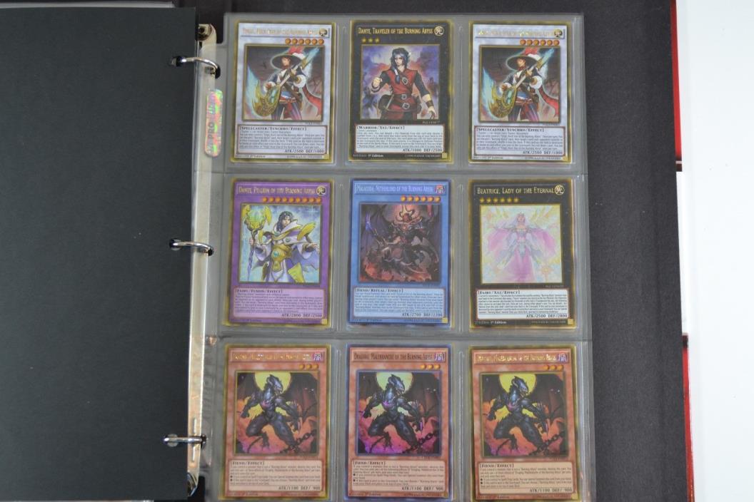 Yugioh Burning Abyss 2 Lot Deck Collection 45 Cards 40 Rares Dante Beatrice