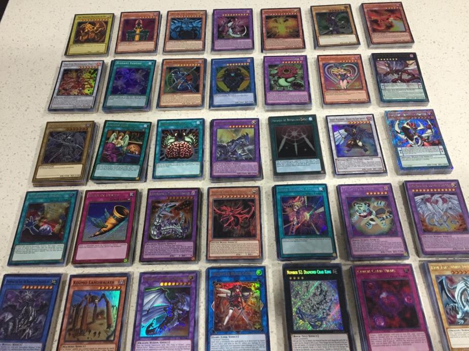 YuGiOh Holographic Mixed Card Collection. 20 YuGiOh Foil/Holographic Cards!