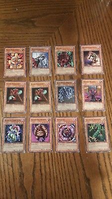 YUGIOH CARDS SET OF 12