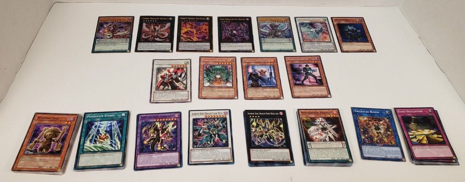 Lot Of 83 Mixed Yugioh! Trading Cards M/NM Condition Holos Rares Commons
