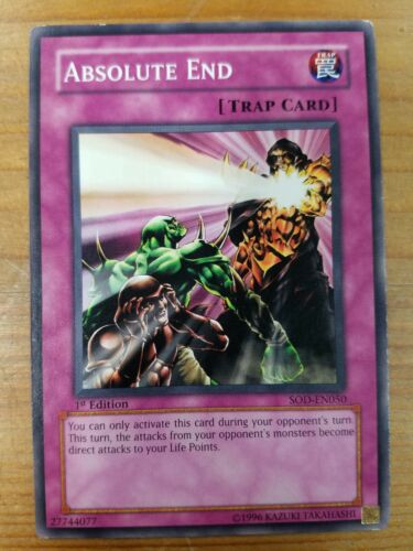 YU-GI-OH ABSOLUTE END FIRST EDITION COLLECTIBLE CARDS