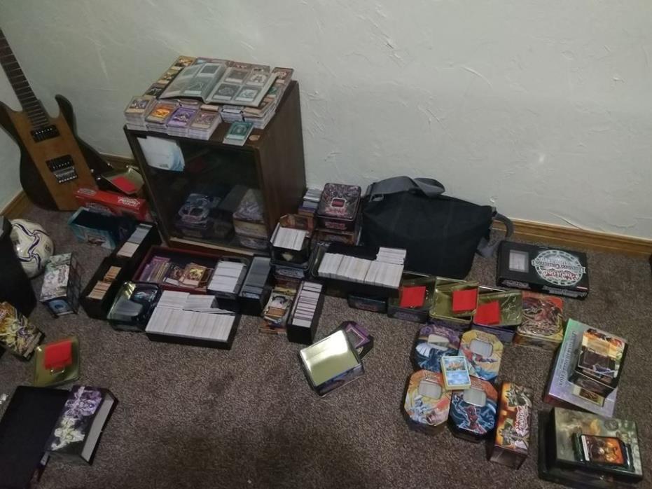 YuGiOh!, Pokemon, World of Warcraft, and Naruto trading cards 30000 in all