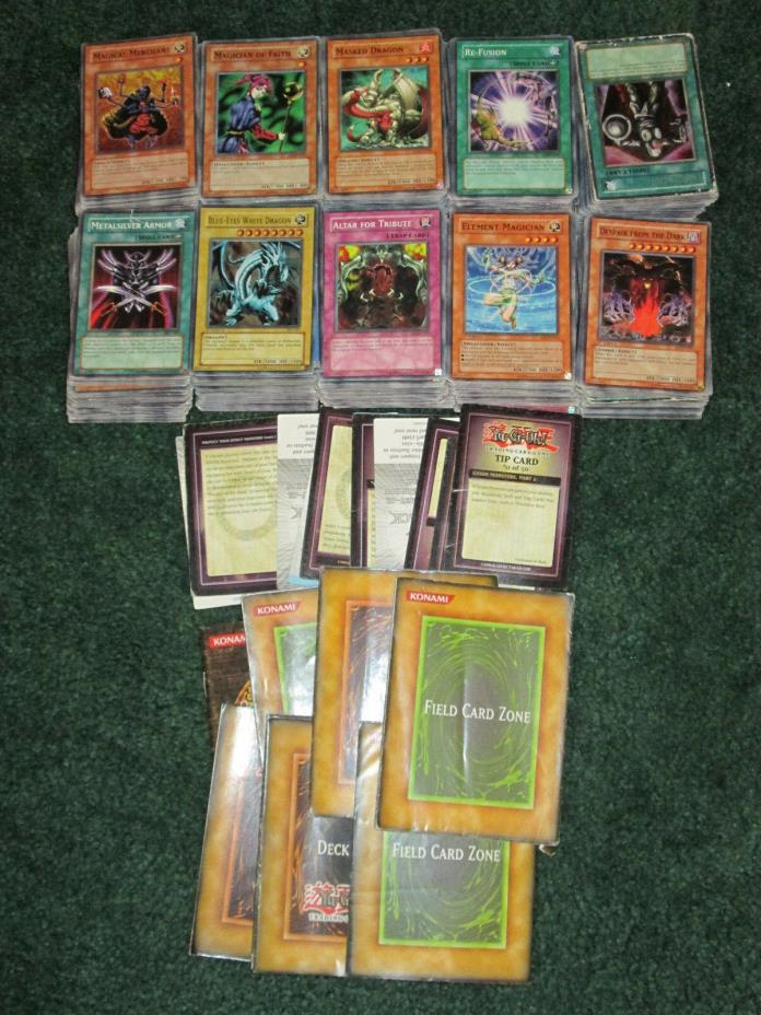 950+ YUGIOH CARDS lot Booklets