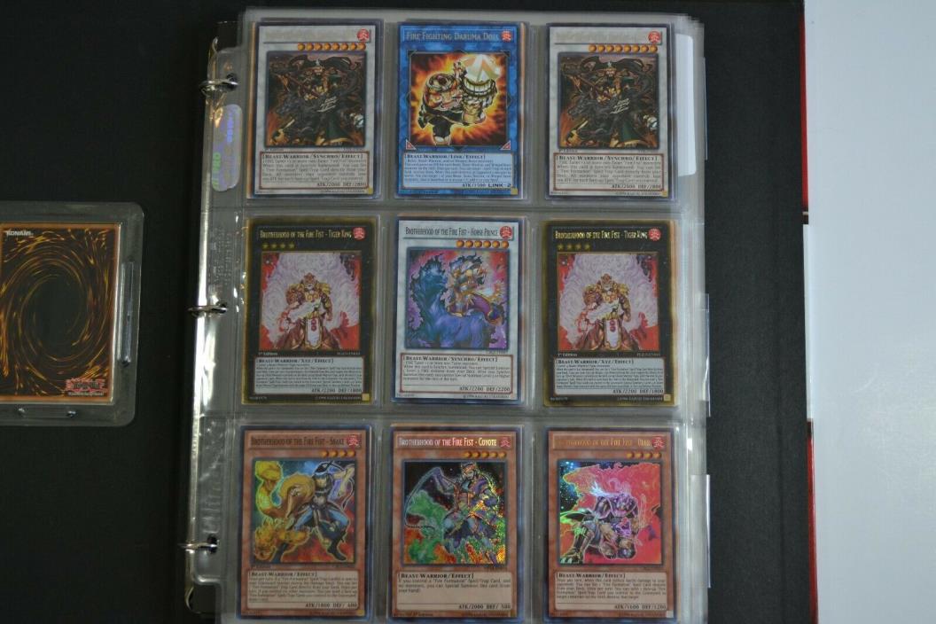 Yugioh Brotherhood of the Fire Fist 2 Collection Deck Lot 46 Cards 17 Holo &Rare