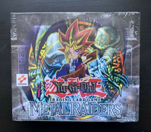 Yu-Gi-Oh Metal Raiders Unlimited Booster Box Brand New Sealed 2002 Square Logo!