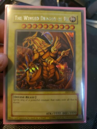 Yu-Gi-Oh The Winged Dragon of Ra Secret Rare DOD-001 English NM