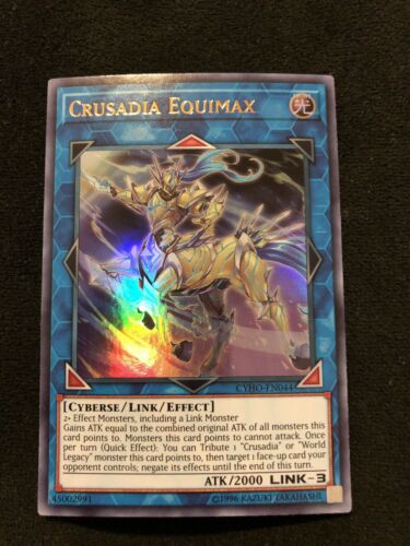 Yugioh Crusadia Equimax CYHO-EN044 Ultra Rare 1st Edition NM