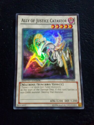 Yu-Gi-Oh! Ally of Justice Catastor-CT10-EN006-Super Rare-Limited Edition NM