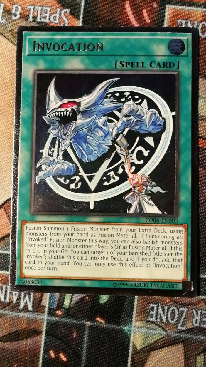 Invocation OP06 Ultimate Rare w/ corner bend