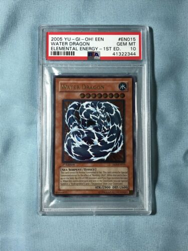 Yugioh PSA 10 Water Dragon Ultimate Rare 1st Edition EEN-EN015