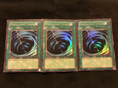 Yugioh Mystical Space Typhoon MRL-047 Ultra Rare Unlimited Edition PL PLAYSET