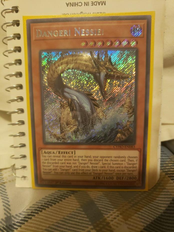 YuGiOh! Danger! Nessie! CYHO-EN083 NM Secret Rare 1st Ed
