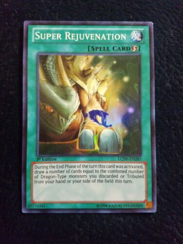 Yu-Gi-Oh! Super Rejuvenation-LCJW-EN287-Super Rare-1st Edition NM