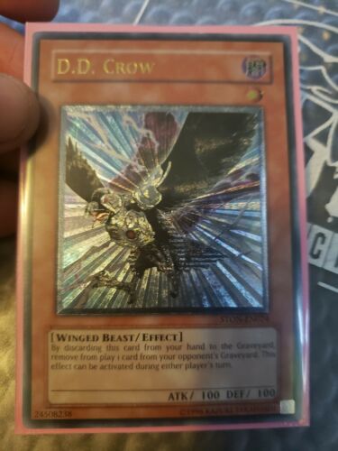 D.D. Crow Unlimited STON-EN024 Ultimate Rare Played Yugioh Card
