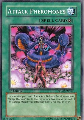 SOVR-EN048 Yugioh! Attack Pheromones - 1st Ed. - Common - Near Mint x1